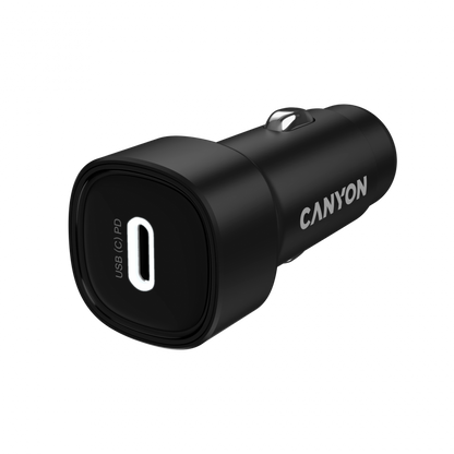 CANYON Ładowarka samochodowa OnDrive 30 PD 30W USB C czarna
