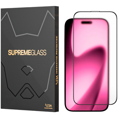 Szkło ochronne matowe iLera FrostedGlass 2.0 do iPhone czarne