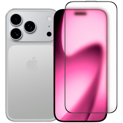 Szkło ochronne matowe iLera FrostedGlass 2.0 do iPhone czarne