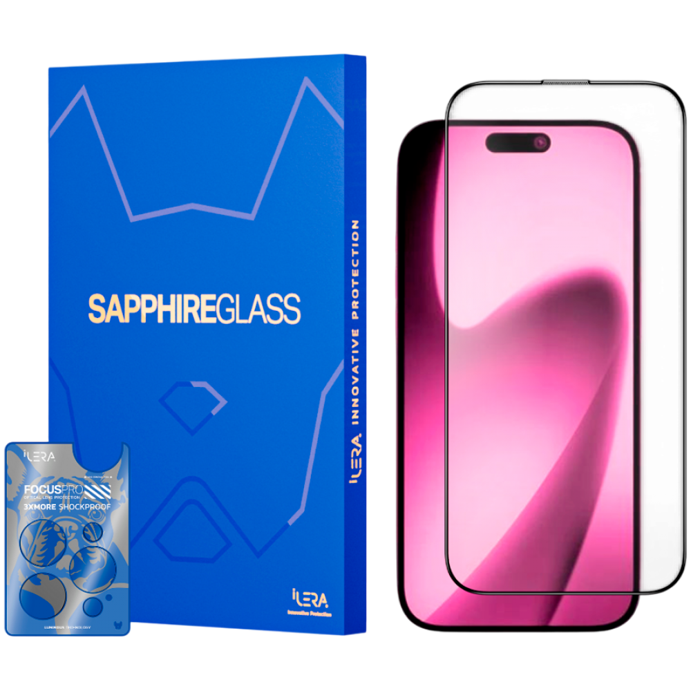 Szkło ochronne Sapphire Ultra iLera dla iPhone przezroczyste