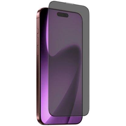 Szkło ochronne z prywatnością iLera DeLuxe Incognito dla iPhone czarne