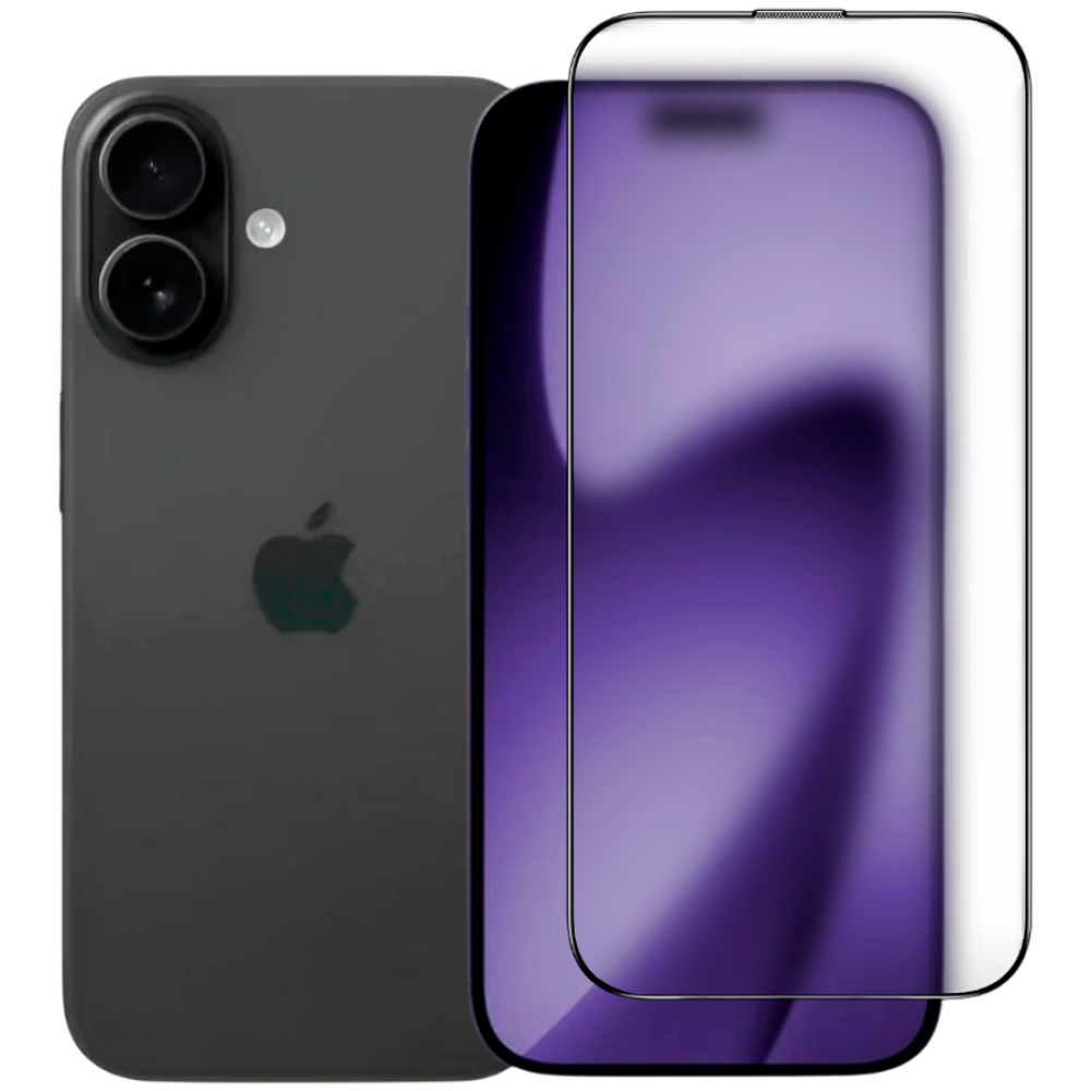 Szkło ochronne matowe iLera FrostedGlass 2.0 do iPhone czarne