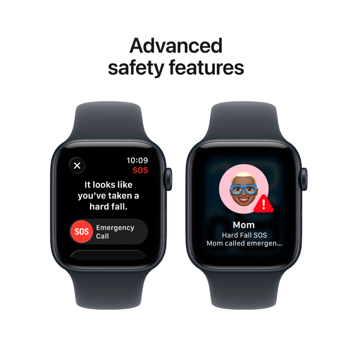 Apple Watch SE 3 GPS 44mm Midnight Aluminum Case with Midnight Sport Band M/L