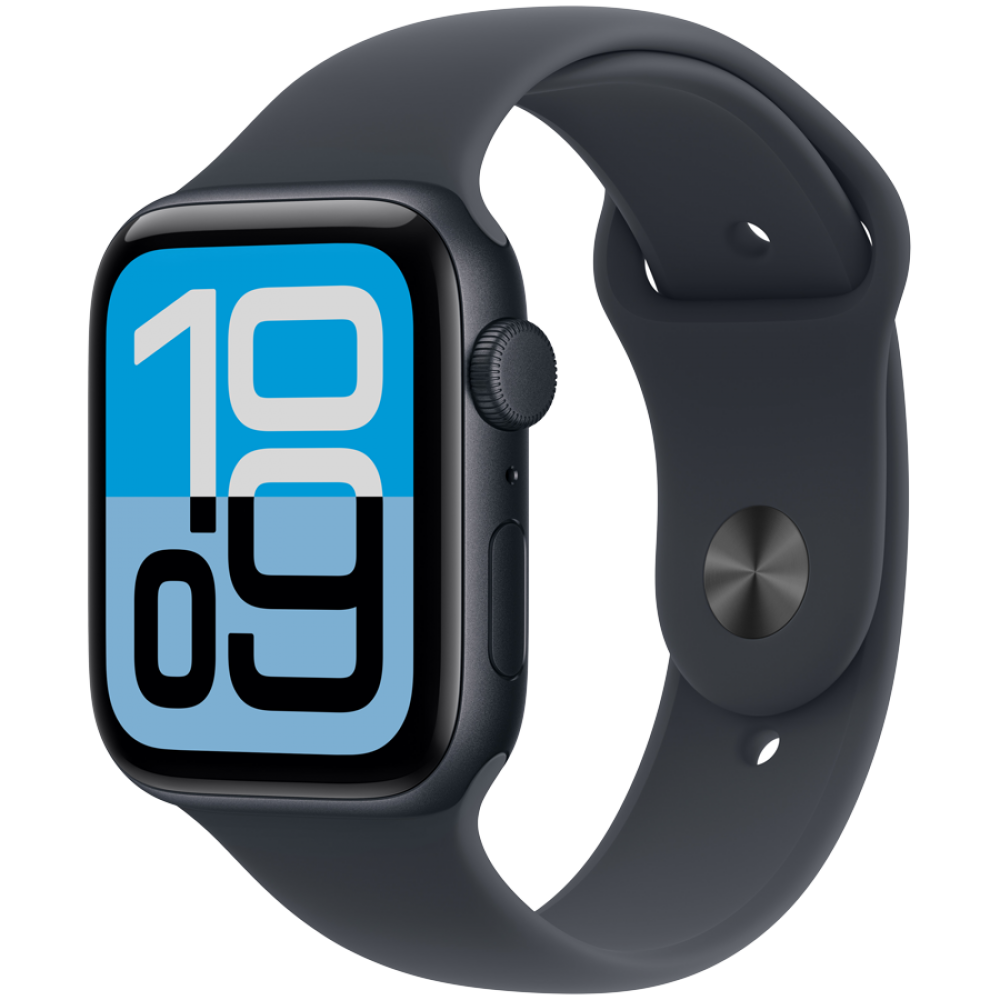 Apple Watch SE 3 GPS 44mm Midnight Aluminum Case with Midnight Sport Band M/L