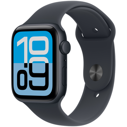 Apple Watch SE 3 GPS 44mm Midnight Aluminum Case with Midnight Sport Band M/L