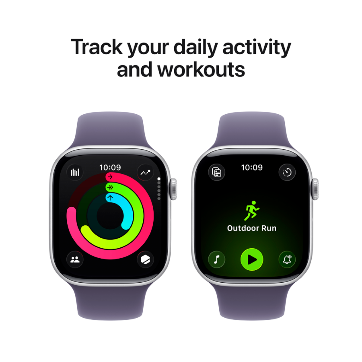 Apple Watch Series 11 GPS Aluminum 46mm Silver Sport Watch