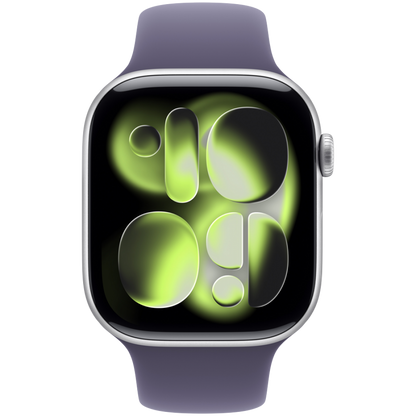 Apple Watch Series 11 GPS Aluminum 46mm Silver Sport Watch