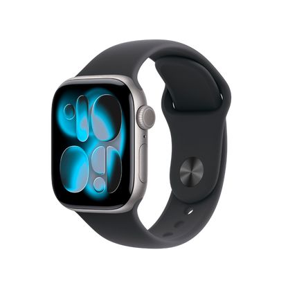 Apple Watch Series 11 GPS 42 mm Space Grey Aluminium z Black Sport Band