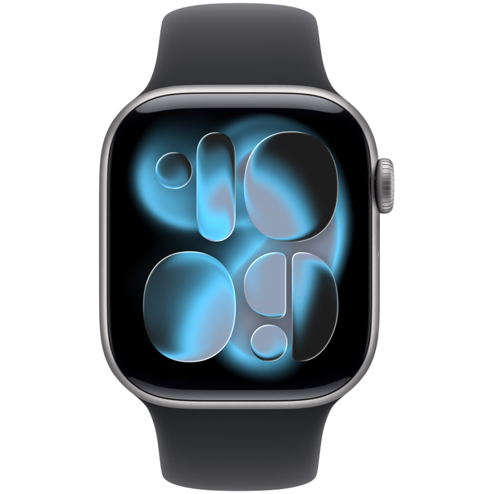 Apple Watch Series 11 GPS 42 mm Space Grey Aluminium z Black Sport Band