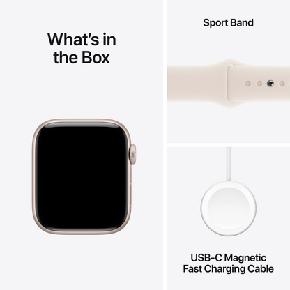 Apple Watch SE GPS Gen.3 44 mm Aluminium Starlight