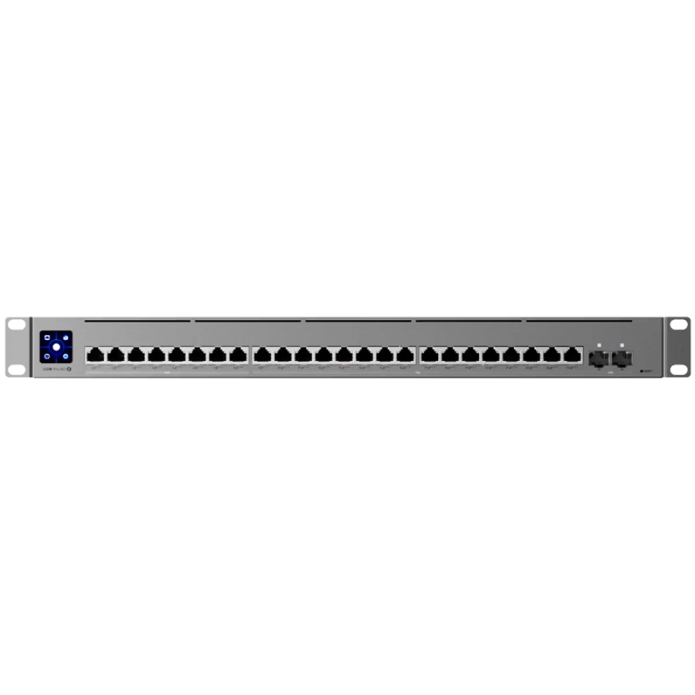 Layer 3 Switch Ubiquiti USW PRO XG 24 mit 24 Ports grau