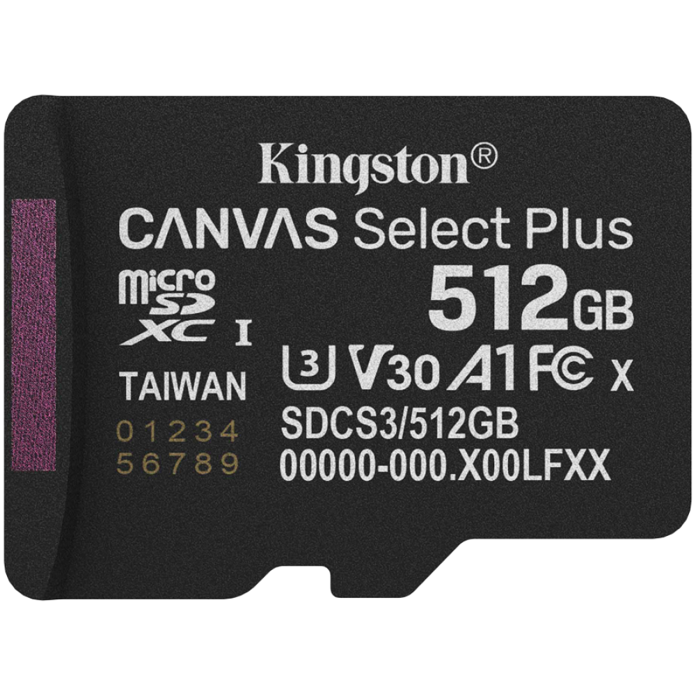 Karta microSDXC 512 GB Kingston UHS-I U3 czarna