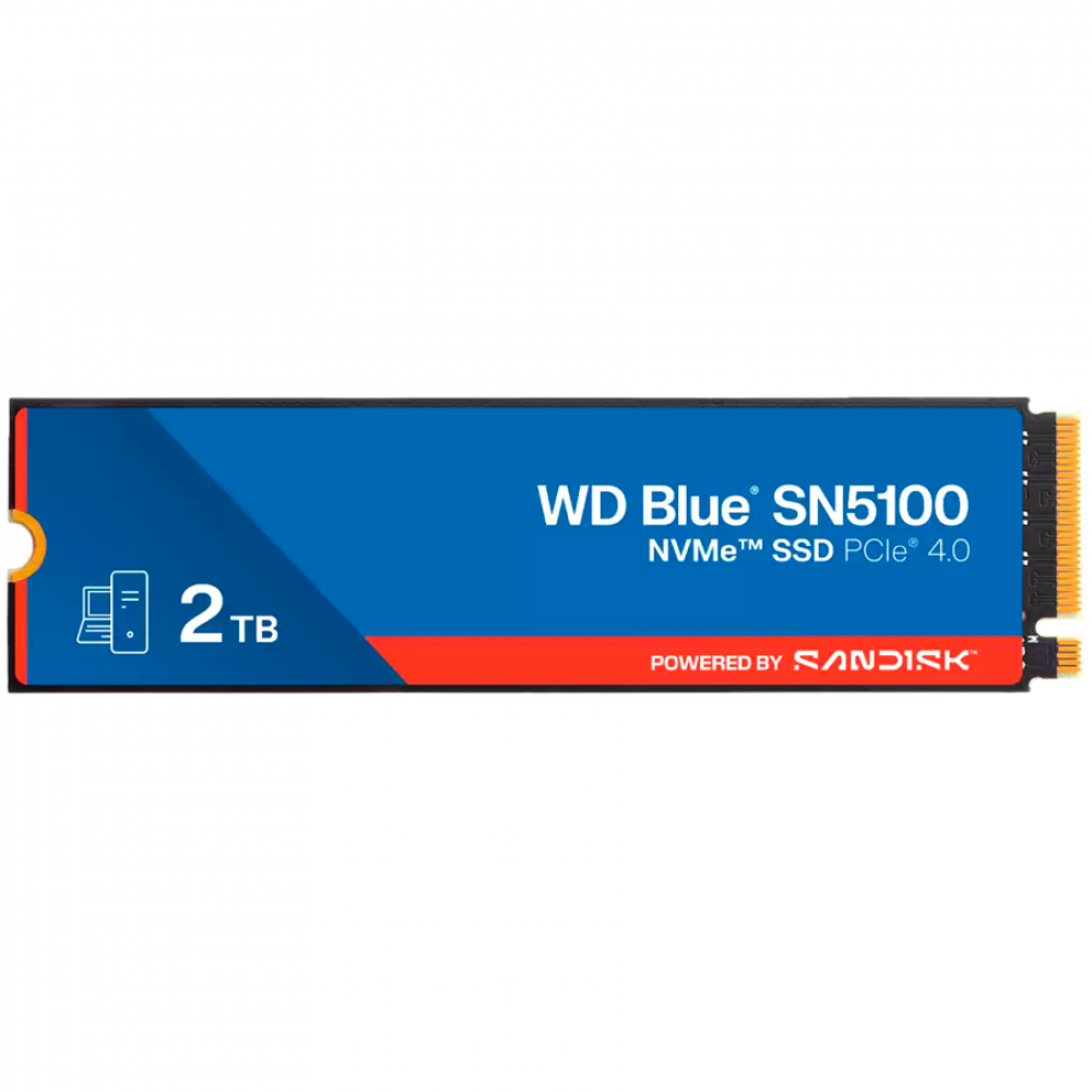 Dysk SSD M.2 2 TB WD Blue SN5100 PCIe NVMe 4.0 niebieski