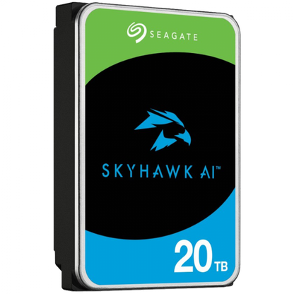 HDD wewnętrzny SEAGATE SkyHawk AI 20 TB 3.5" SATA III czarny