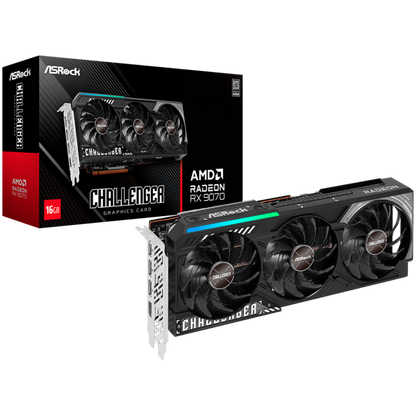 Karta graficzna ASROCK AMD Radeon RX 9070 Challenger 16 GB GDDR6
