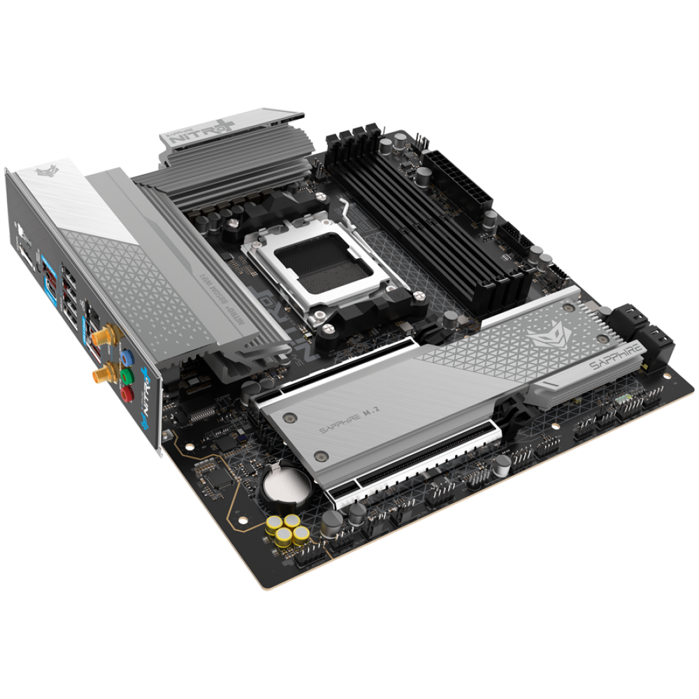 SAPPHIRE AMD B850M AM5 NITRO+ Micro ATX DDR5 8000 MHz Mainboard