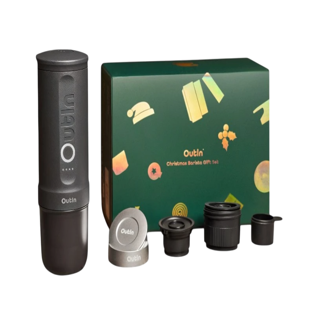 Outin Nano Espresso Machine OTEM 01 Space Gray z koszykiem