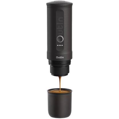 Outin Nano Espresso Machine OTEM 01 Space Gray z koszykiem