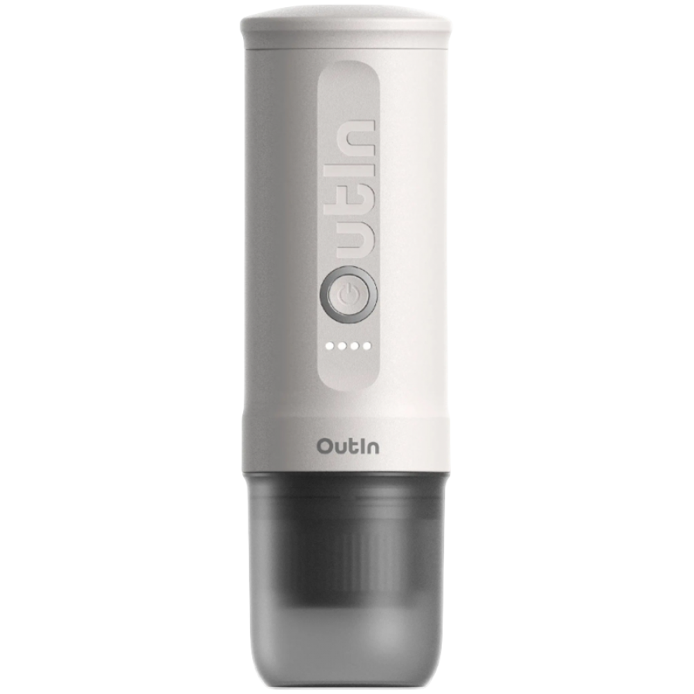 OutIn Nano Weihnachtsset Tragbare Kaffeemaschine + Korb 16-18 g