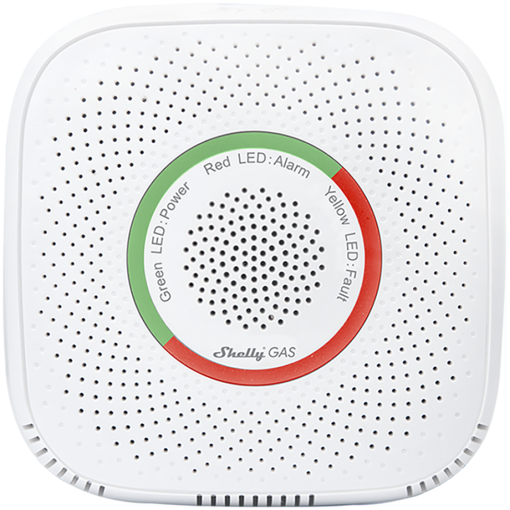Detektor gazu LPG Shelly zdalne sterowanie biały