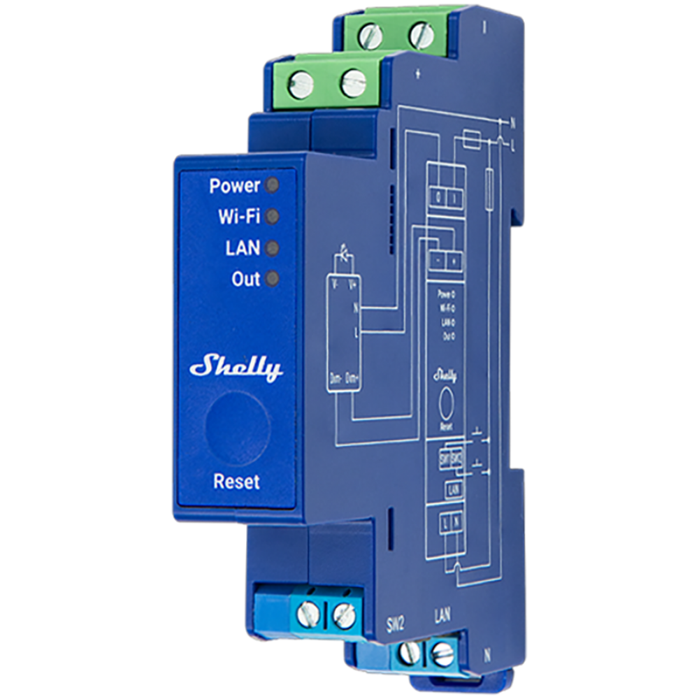 Włącznik ściemniacz Shelly Pro Dimmer 10V