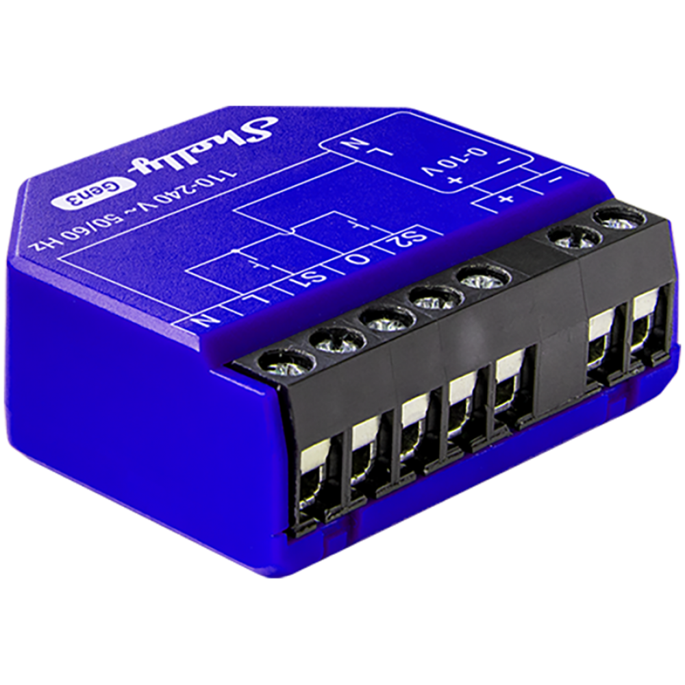 Dimmer 0/1 10V Shelly Gen3