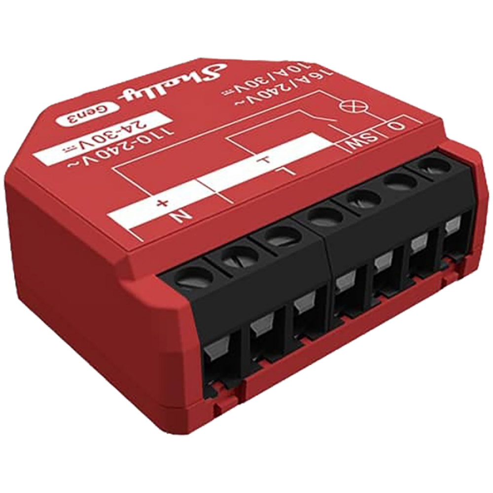 Inteligentny włącznik z pomiarem energii Shelly 1PM Gen3
