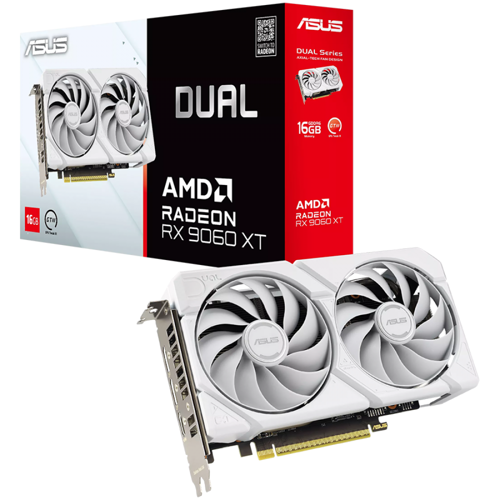 Karta graficzna ASUS Dual Radeon RX 9060 XT 16 GB GDDR6
