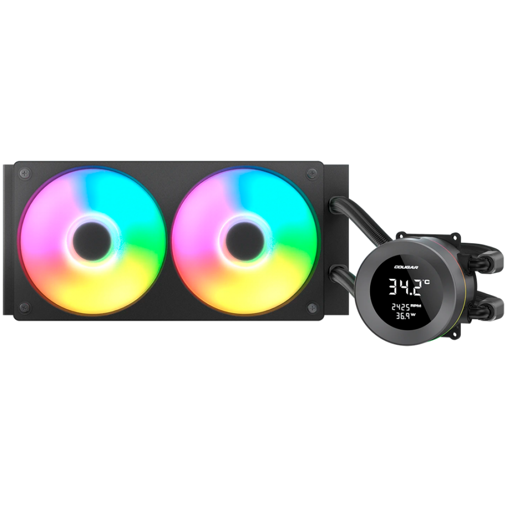 Chłodzenie wodne COUGAR Poseidon Vistek ARGB 240 do CPU białe