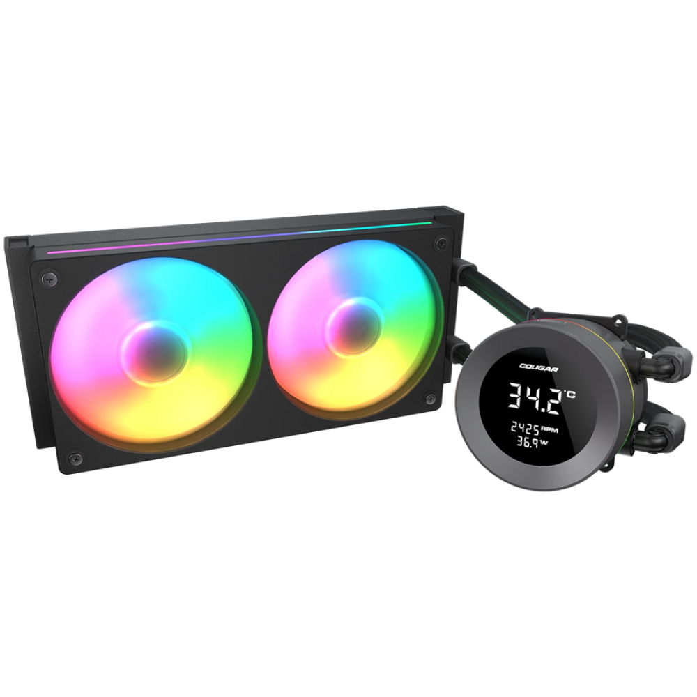 Chłodzenie wodne COUGAR Poseidon Vistek ARGB 240 do CPU białe