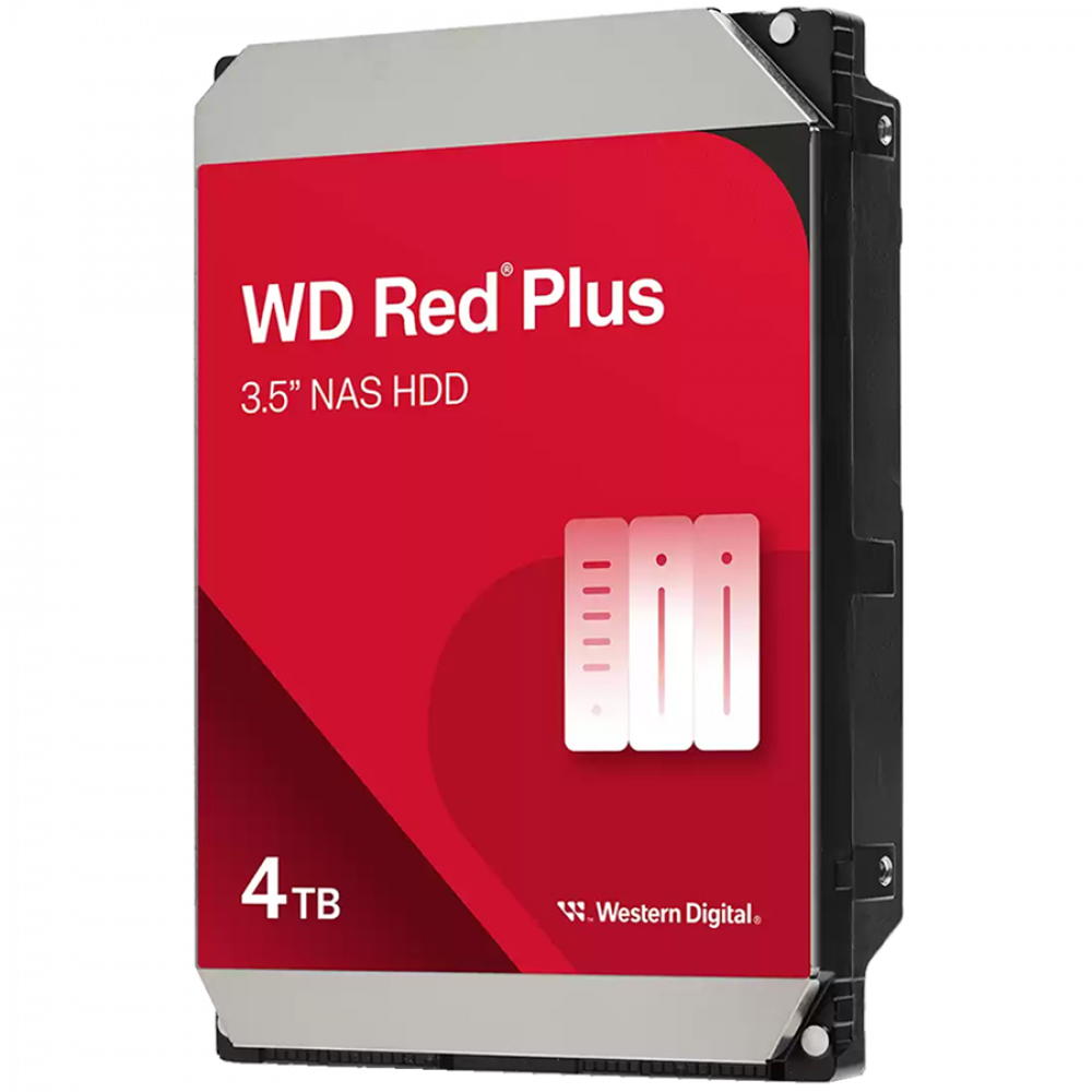 Dysk twardy WD Red Plus 4 TB 3.5" SATA III czerwony