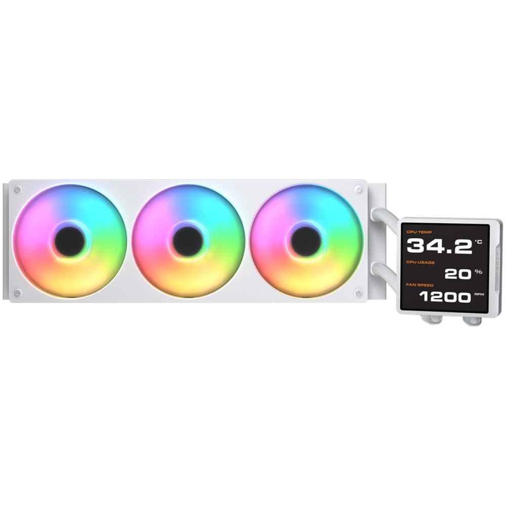 Chłodzenie wodne CPU COUGAR Poseidon Vistek Pro ARGB 360 białe
