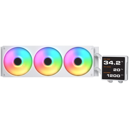 Chłodzenie wodne CPU COUGAR Poseidon Vistek Pro ARGB 360 białe