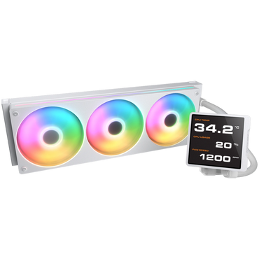 Chłodzenie wodne CPU COUGAR Poseidon Vistek Pro ARGB 360 białe