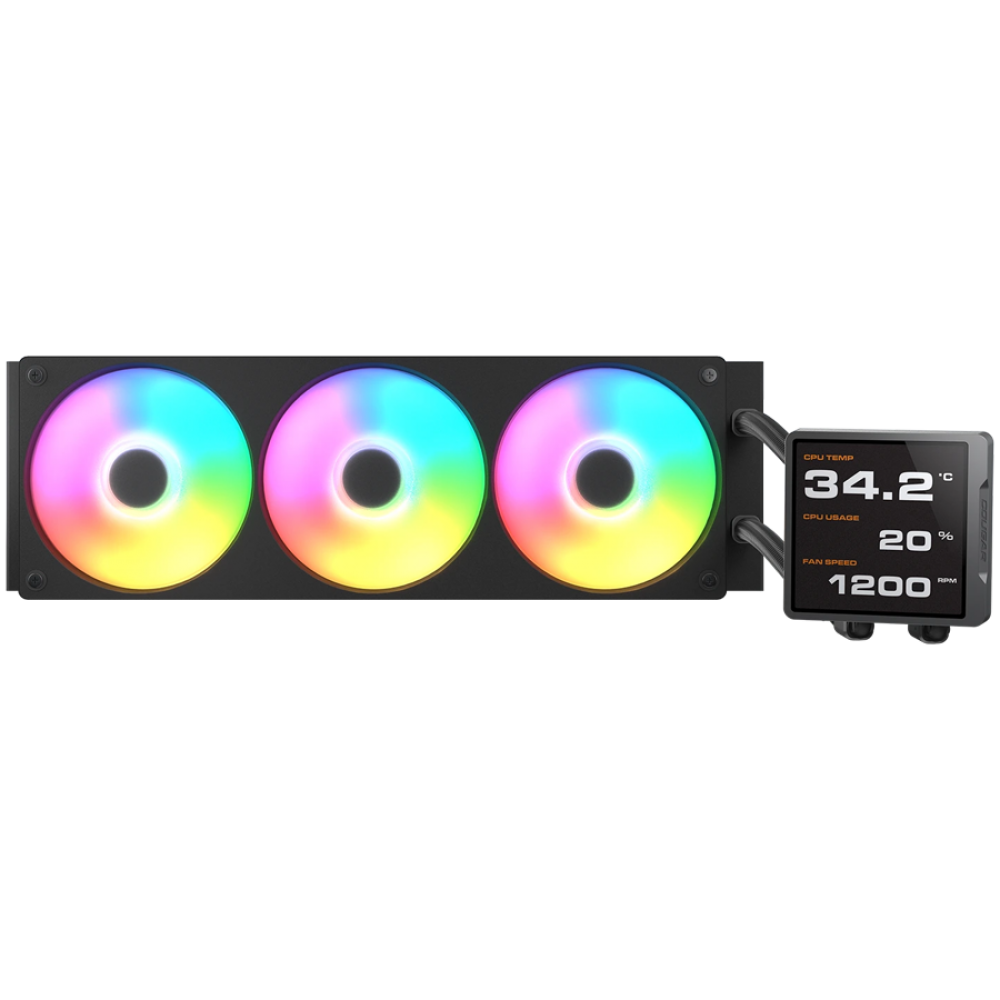 Chłodzenie wodne COUGAR Poseidon Vistek Pro ARGB 360 czarne