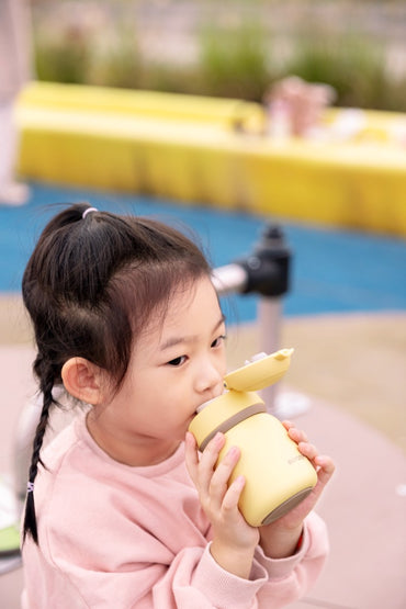 Buydeem TAN200 Pastel Yellow 200 ml Kids' Thermal Bottle/Thermos for Bag