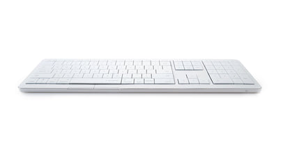 Klawiatura dotykowa CLEVETURA CLVX 1 RGB MacOS Windows Linux Biała