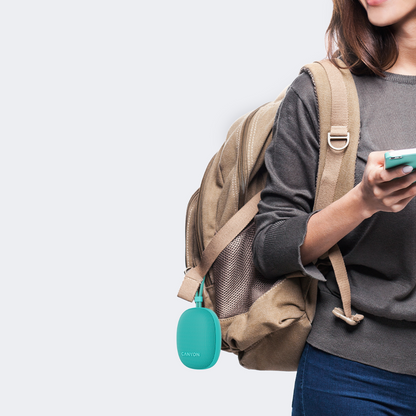 Głośnik Bluetooth przenośny 5W IPX7 TWS Canyon OnMove 12 szary