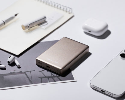 Powerbank 10000 mAh PD20W slim Magsafe Canyon OnPower 510 szary