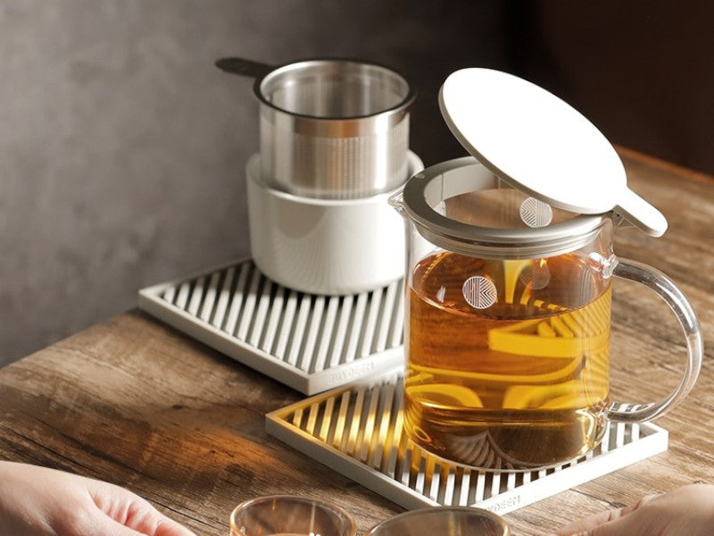 Szklany dzbanek z zaparzaczem Buydeem CD2001 500 ml do herbaty