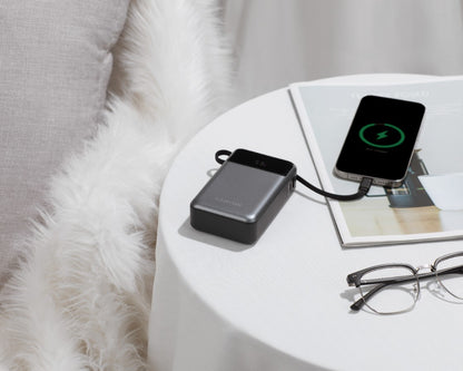 Power bank 20000 mAh PD 65W with cable Canyon OnPower 600 graphite