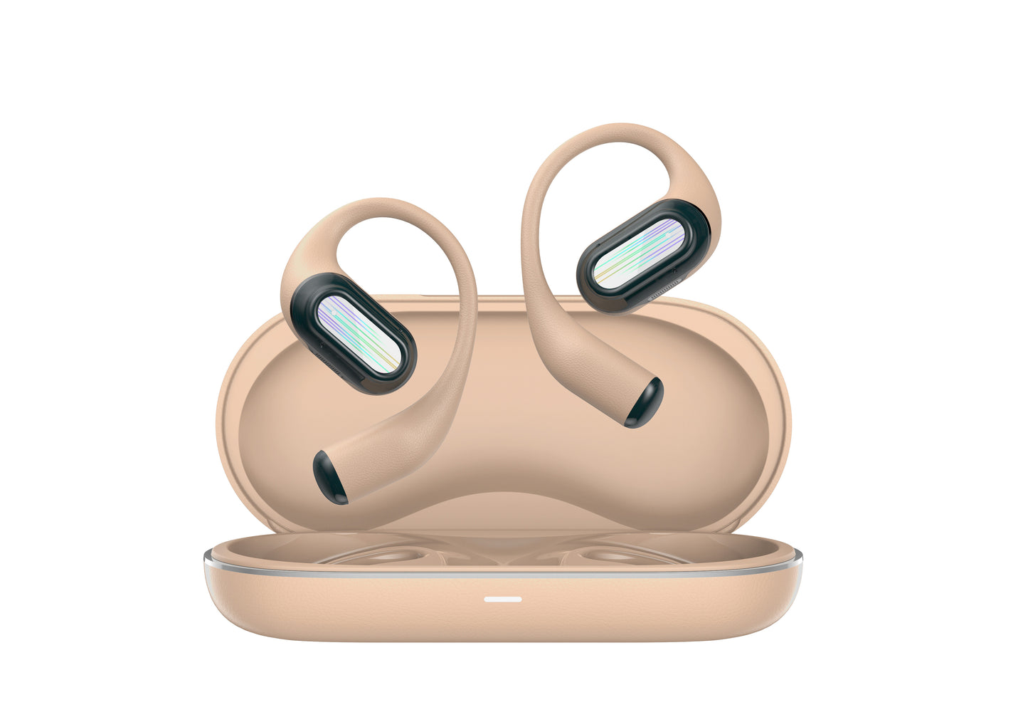 Słuchawki bezprzewodowe nie zatykają ucha 50h i ENC Canyon OnFlow 12 beżowe