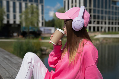 Słuchawki nauszne bezprzewodowe ANC Canyon OnRiff 10 fioletowy