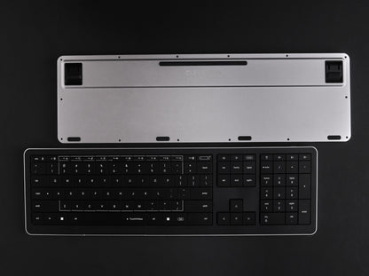 Klawiatura dotykowa CLEVETURA CLVX 1 RGB Windows/MacBook iMac Czarna