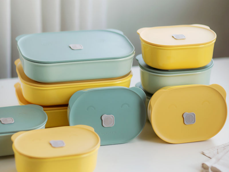 Ceramiczny pojemnik na żywność 500 ml Buydeem CT3007 pastelowy zielony