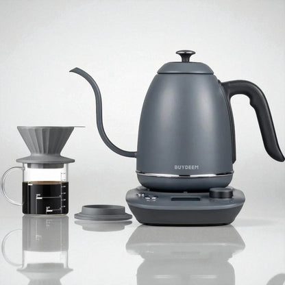 Buydeem CD1024 Aufguss-Set für Kaffee und Tee 350 ml Grau