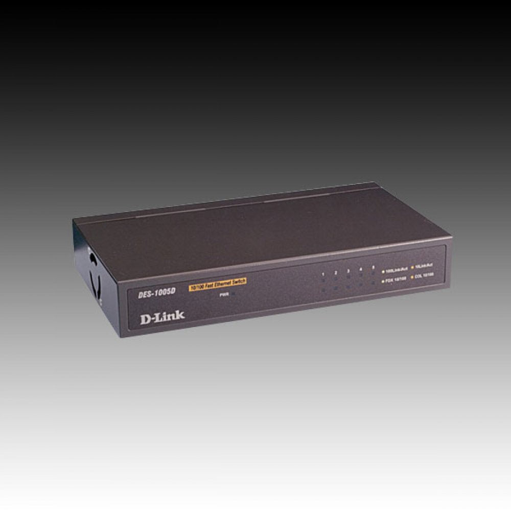 D LINK Switch 5 portowy Fast Ethernet 10/100 Mbps