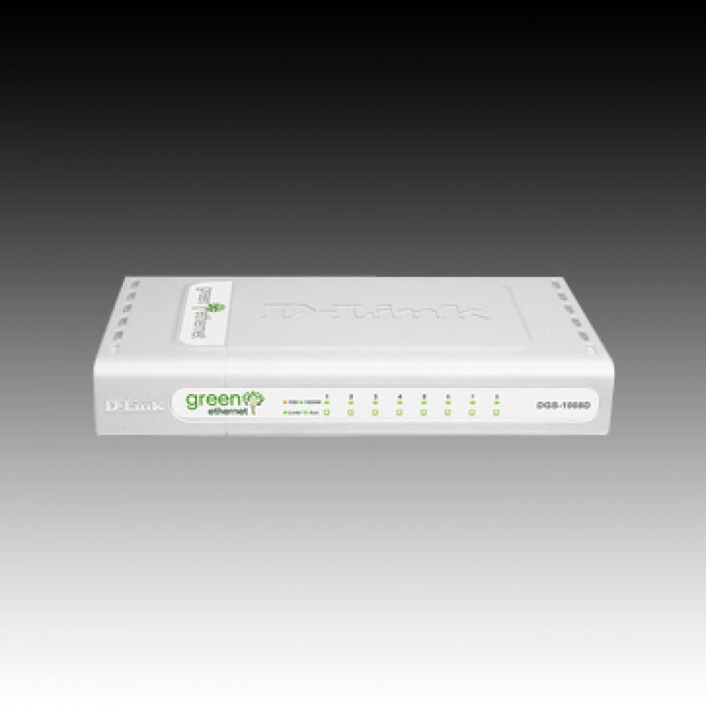 Switch D LINK DGS-1008D 8-Port extern weiß