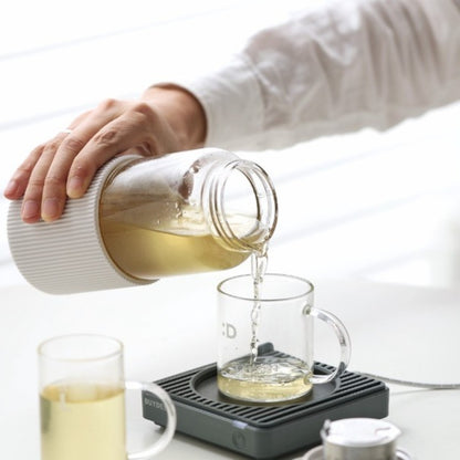 Butelka szklana z zaparzaczem Buydeem DG42 300 ml Biała
