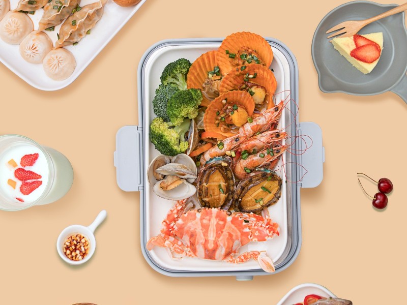 Buydeem CT1004 Porzellanteller zum Servieren und Kochen Weiß